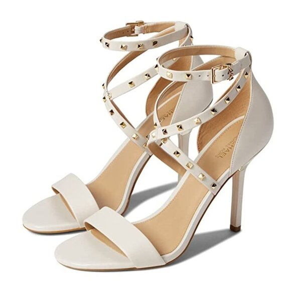 MICHAEL Michael Kors Astrid Studded Leather Sandals - Picture 1 of 5